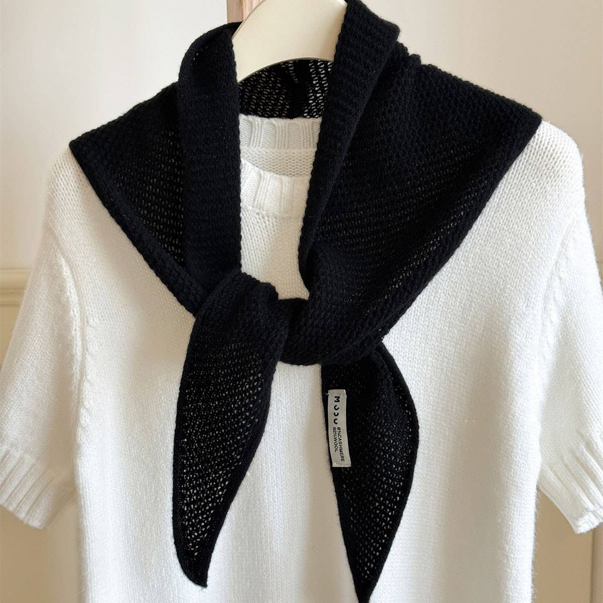 Wool Cashmere Textured Scarf