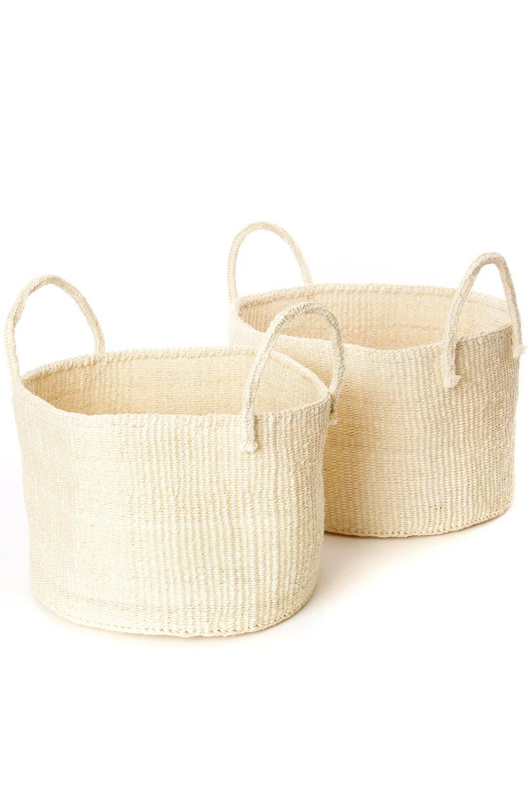 Natural Sisal Kamba Floor Basket