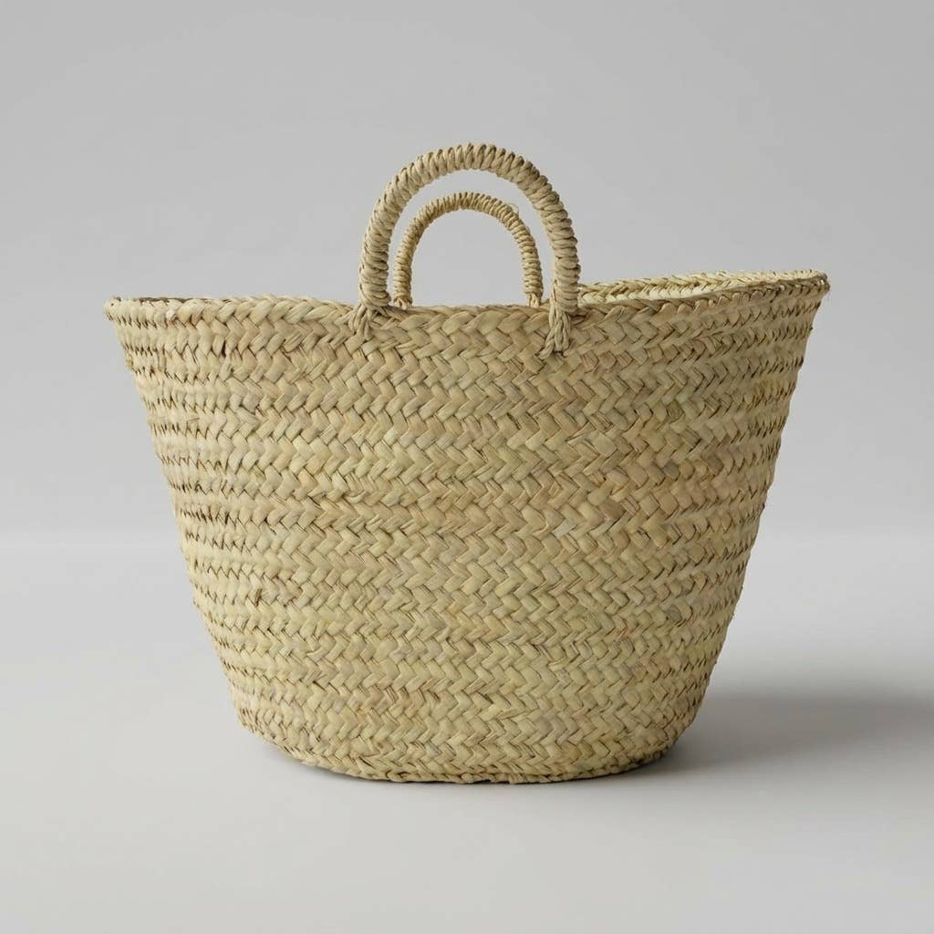 Mini Handwoven Palm Leaf Basket