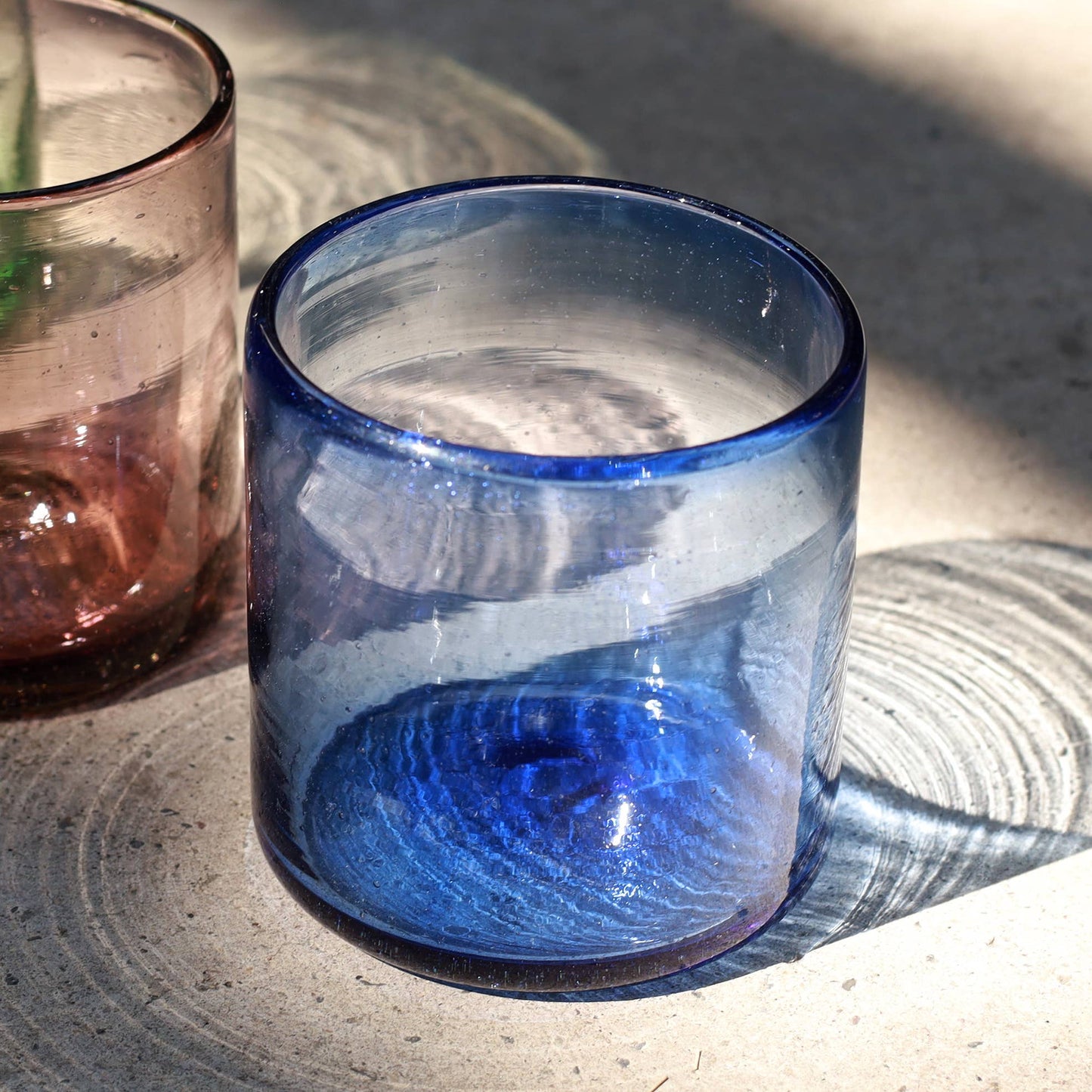 Hand Blown Wine or Cocktail Glass Tumbler