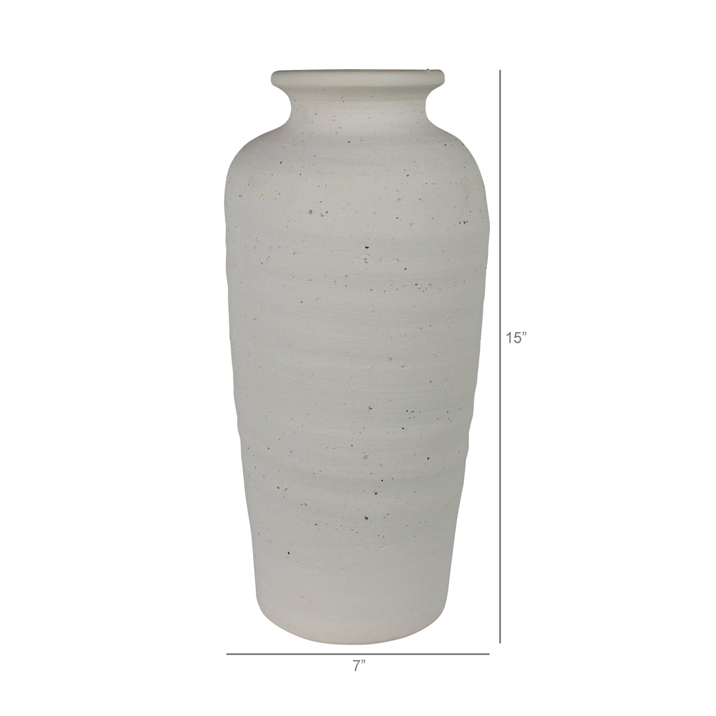Tall Stoneware Vase