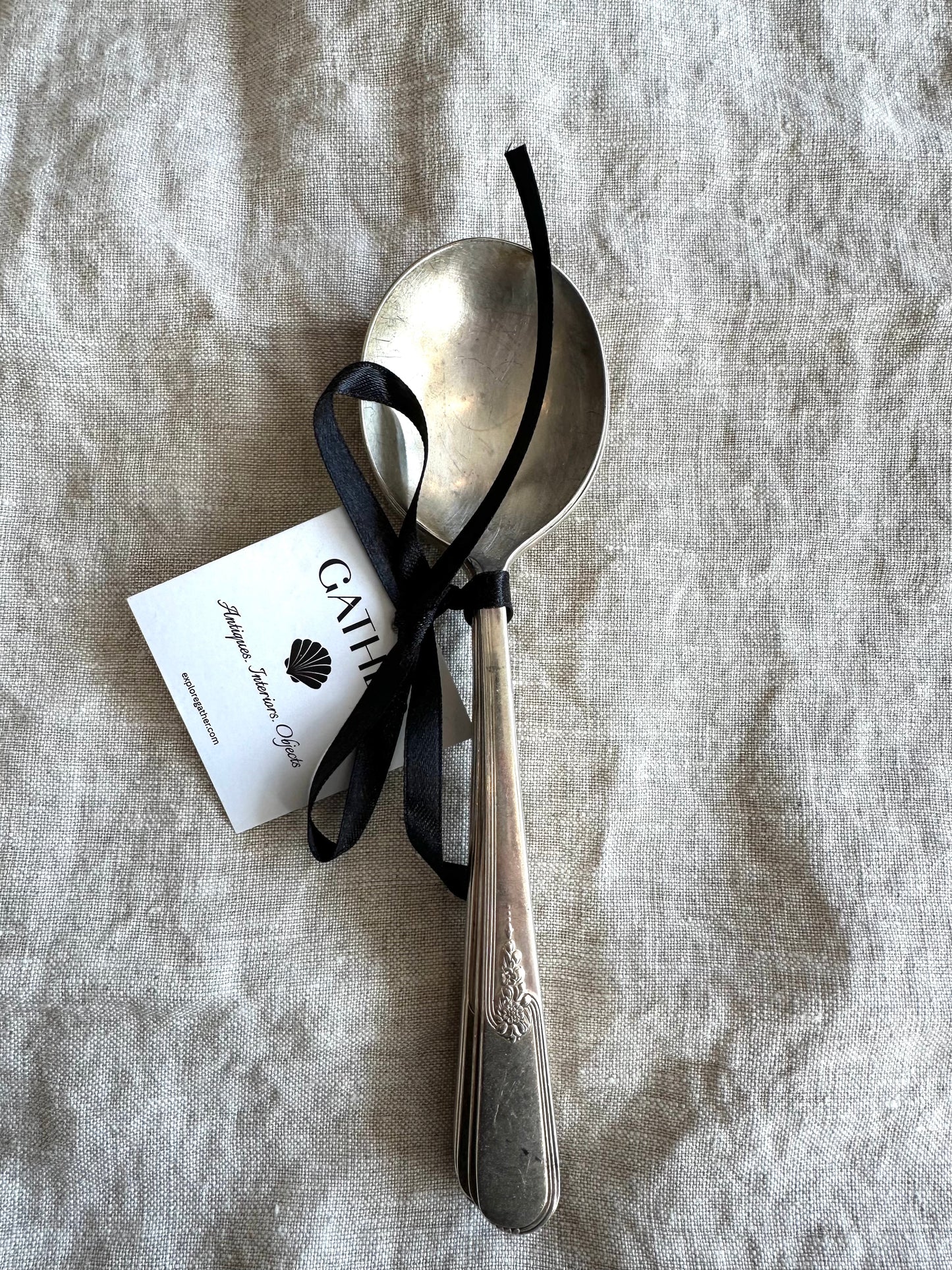Vintage Silverplate Soup Spoons