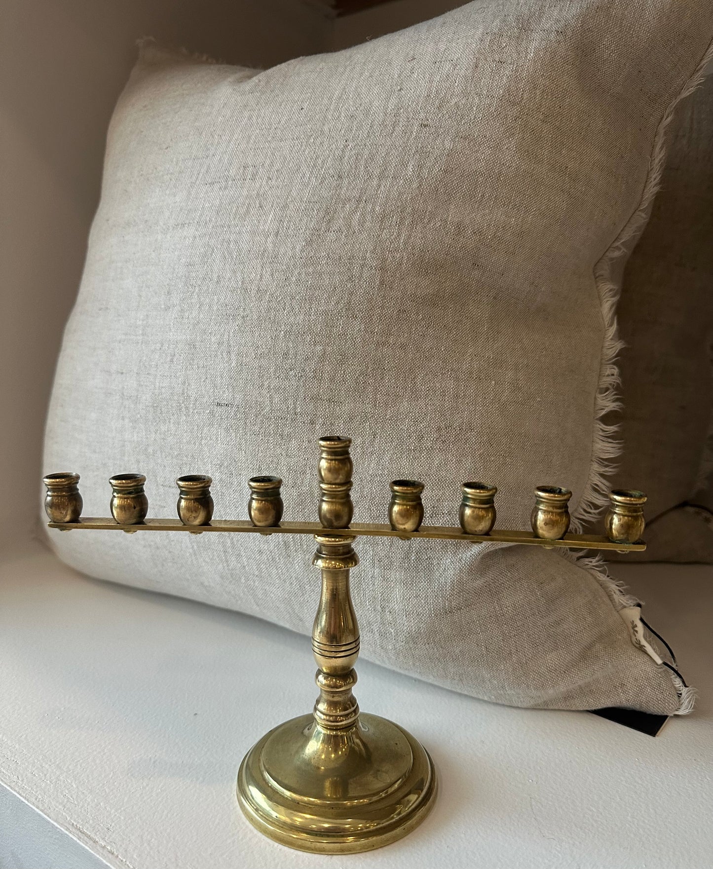 Vintage Brass Menorah