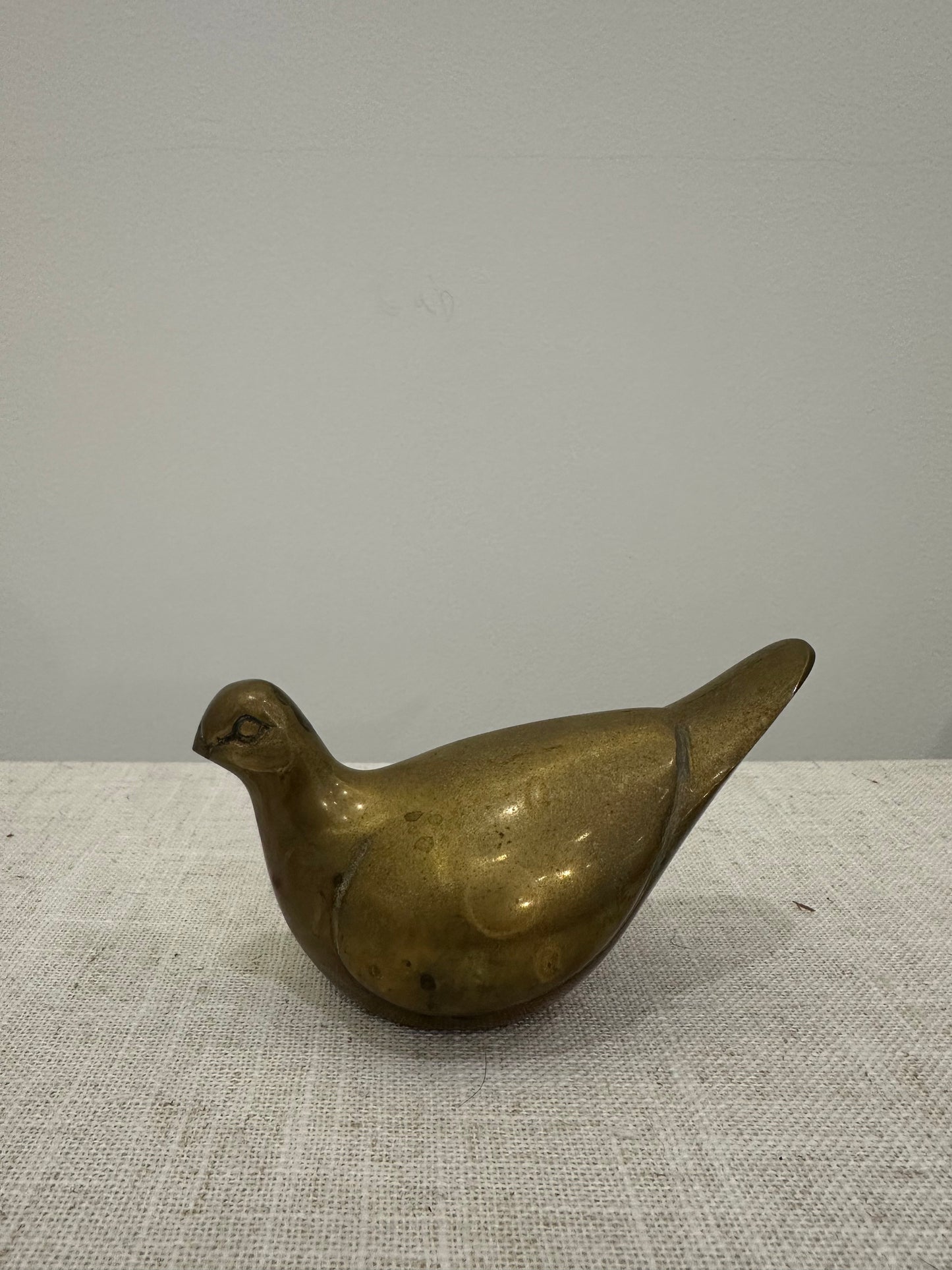 Vintage Brass Dove