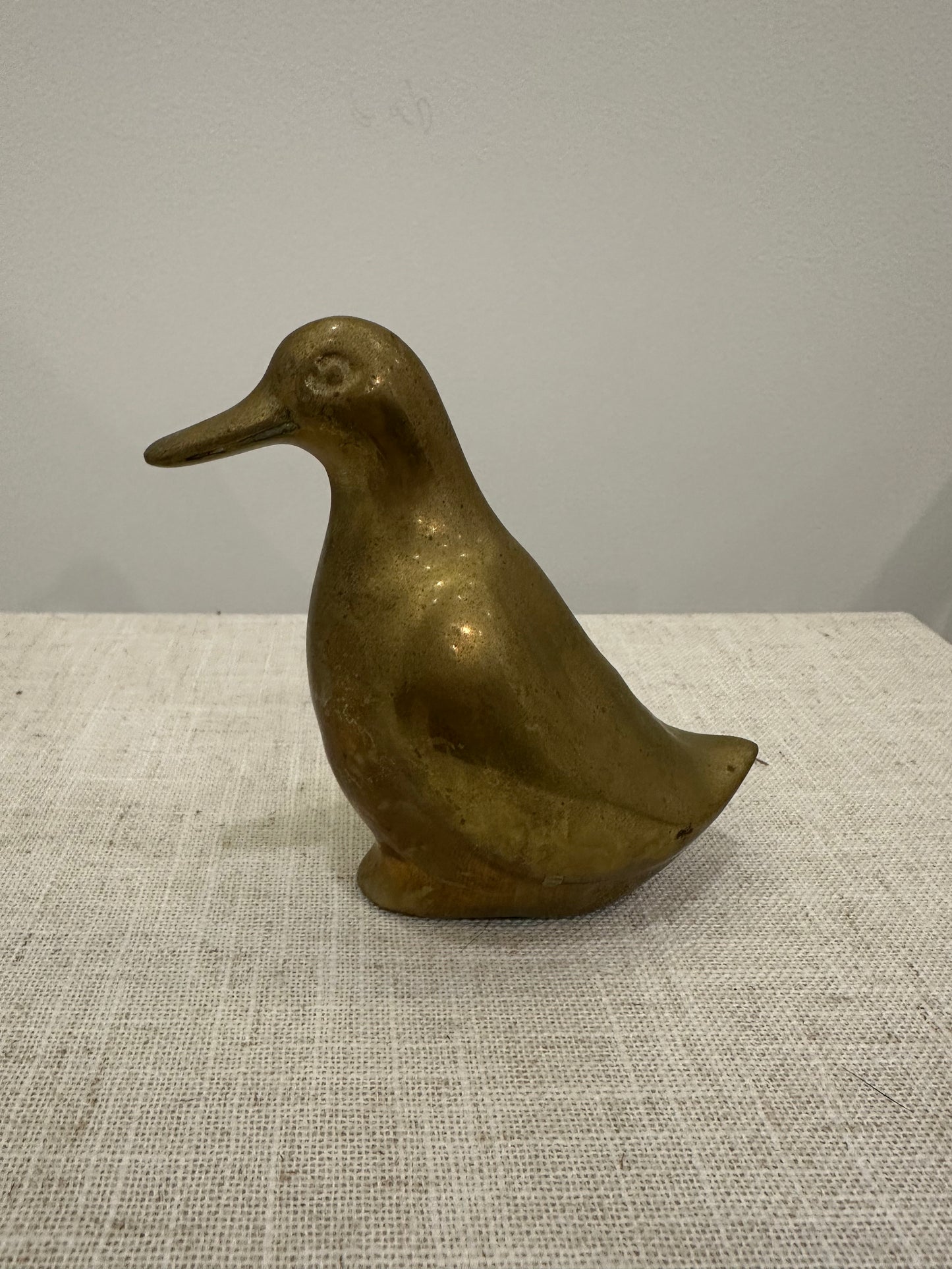 Vintage Brass Duck