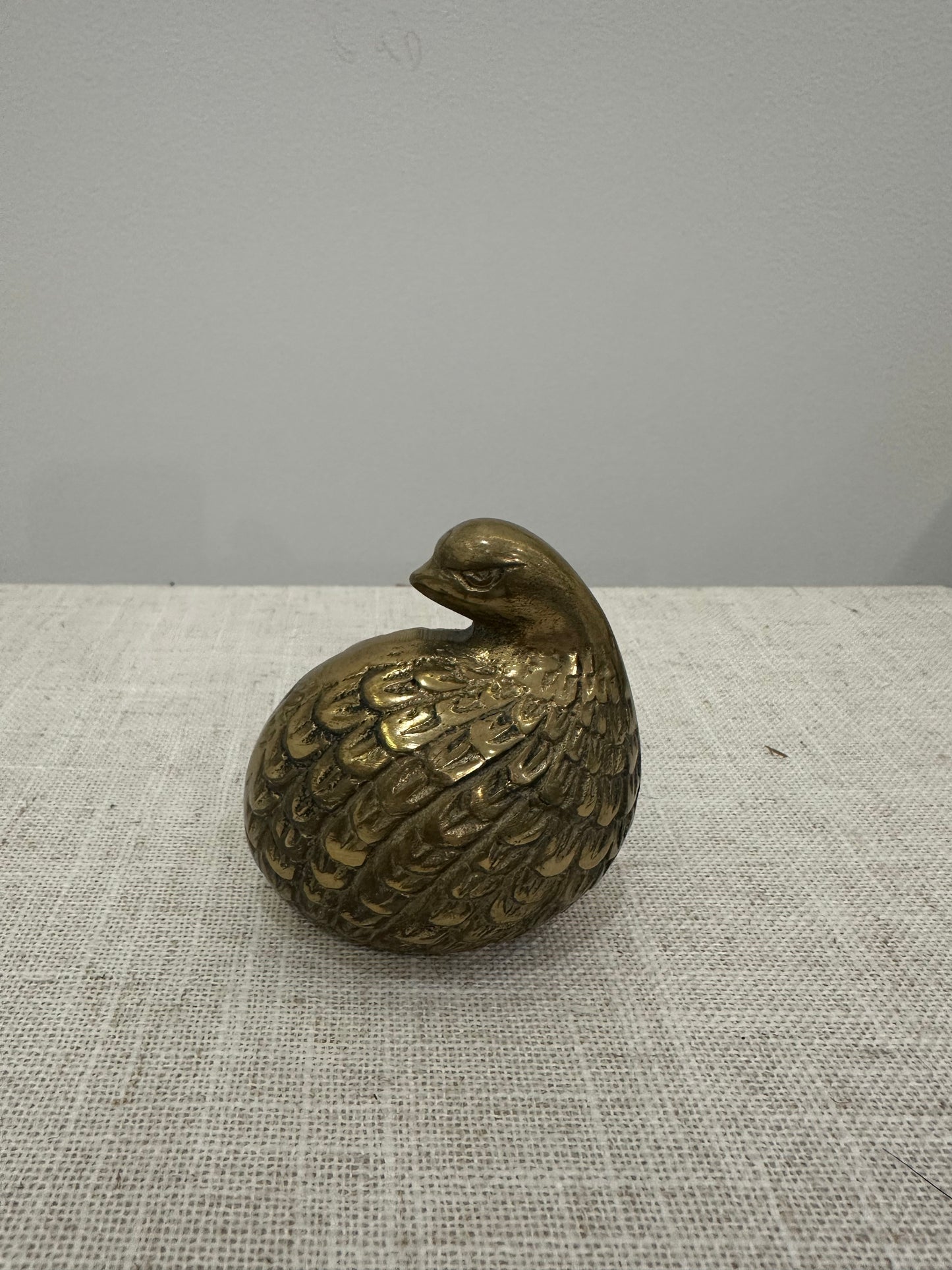Vintage Brass Hens- Set of 2