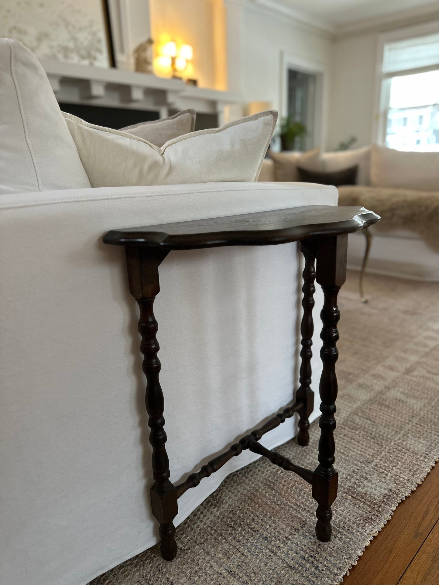 20th Century Demilune Side Table
