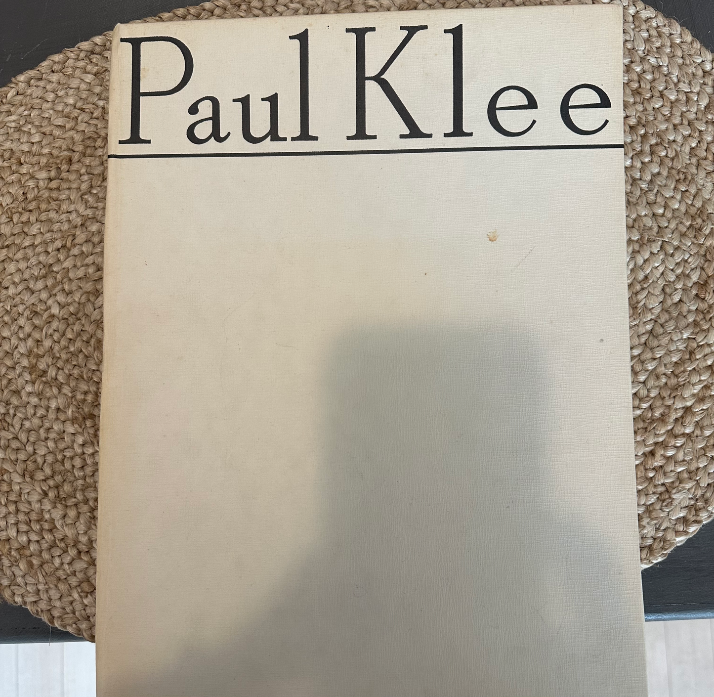 Vintage Paul Klee Coffee Table Book