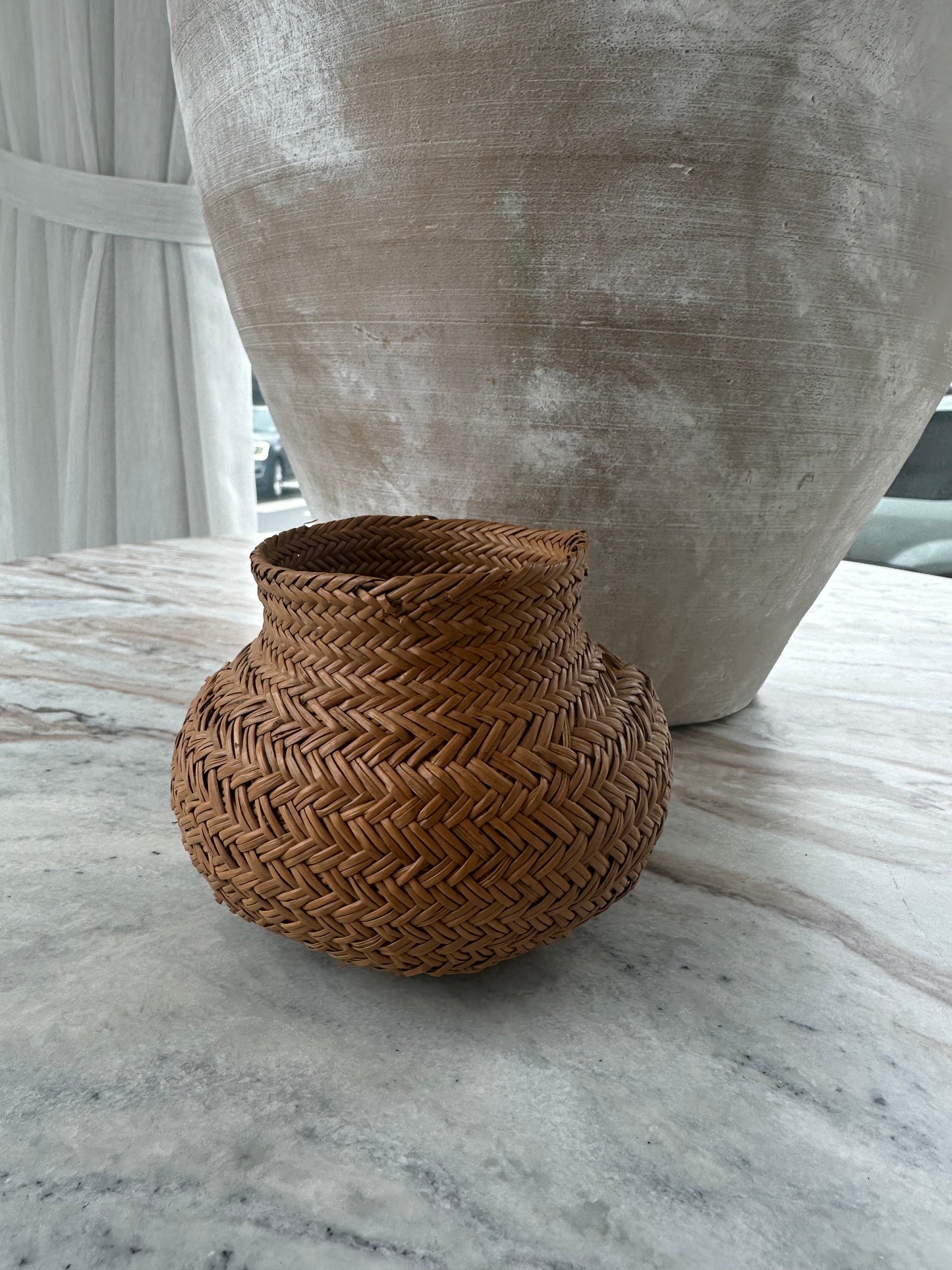 Vintage Mid Century Mini Basket