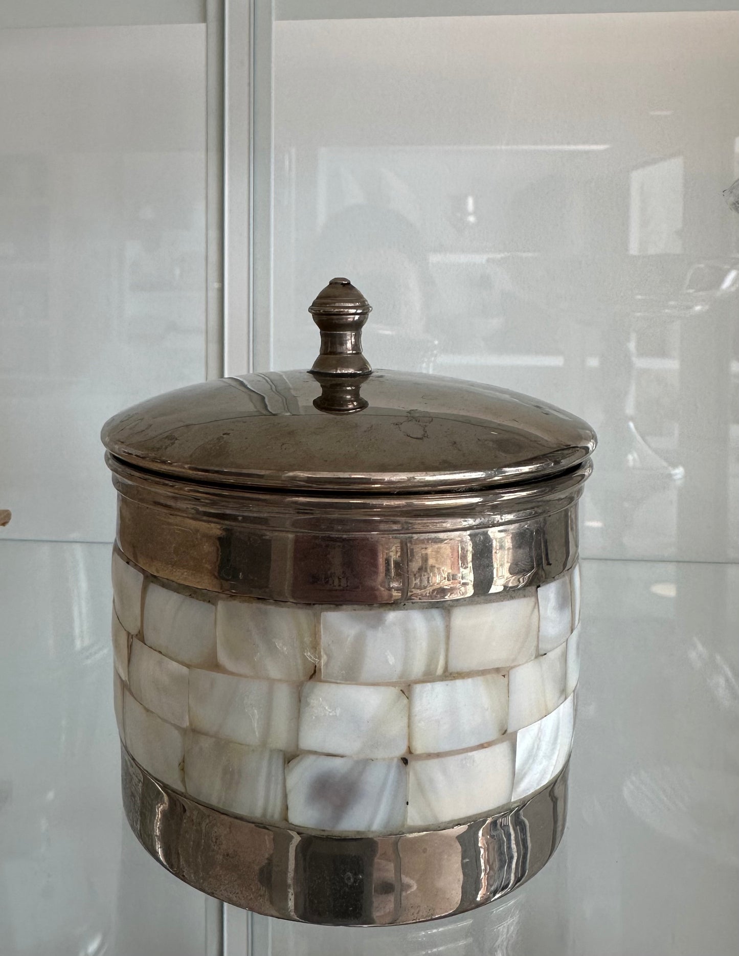 Metal and Mother of Pearl box