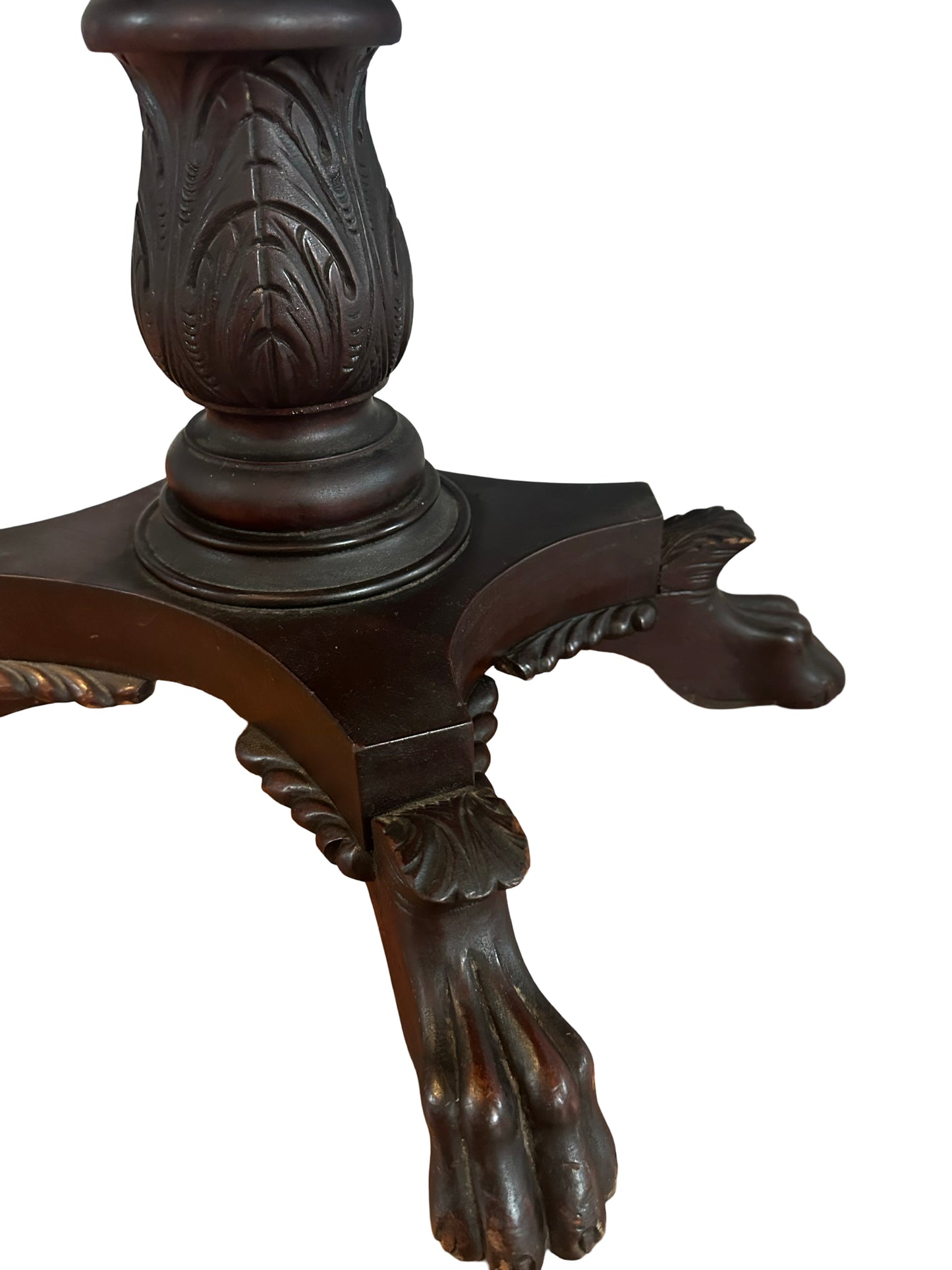 1800's Empire Mahogany End Table