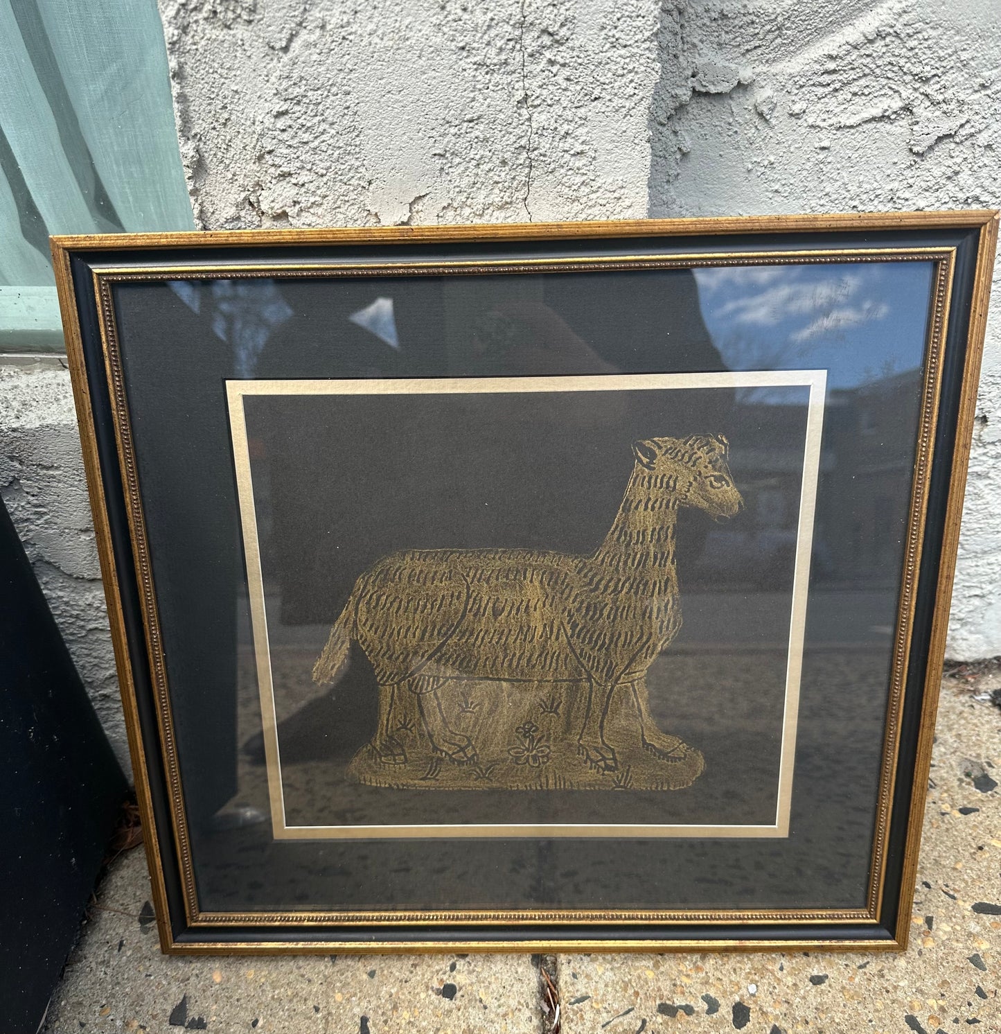 Vintage Brass Rubbing