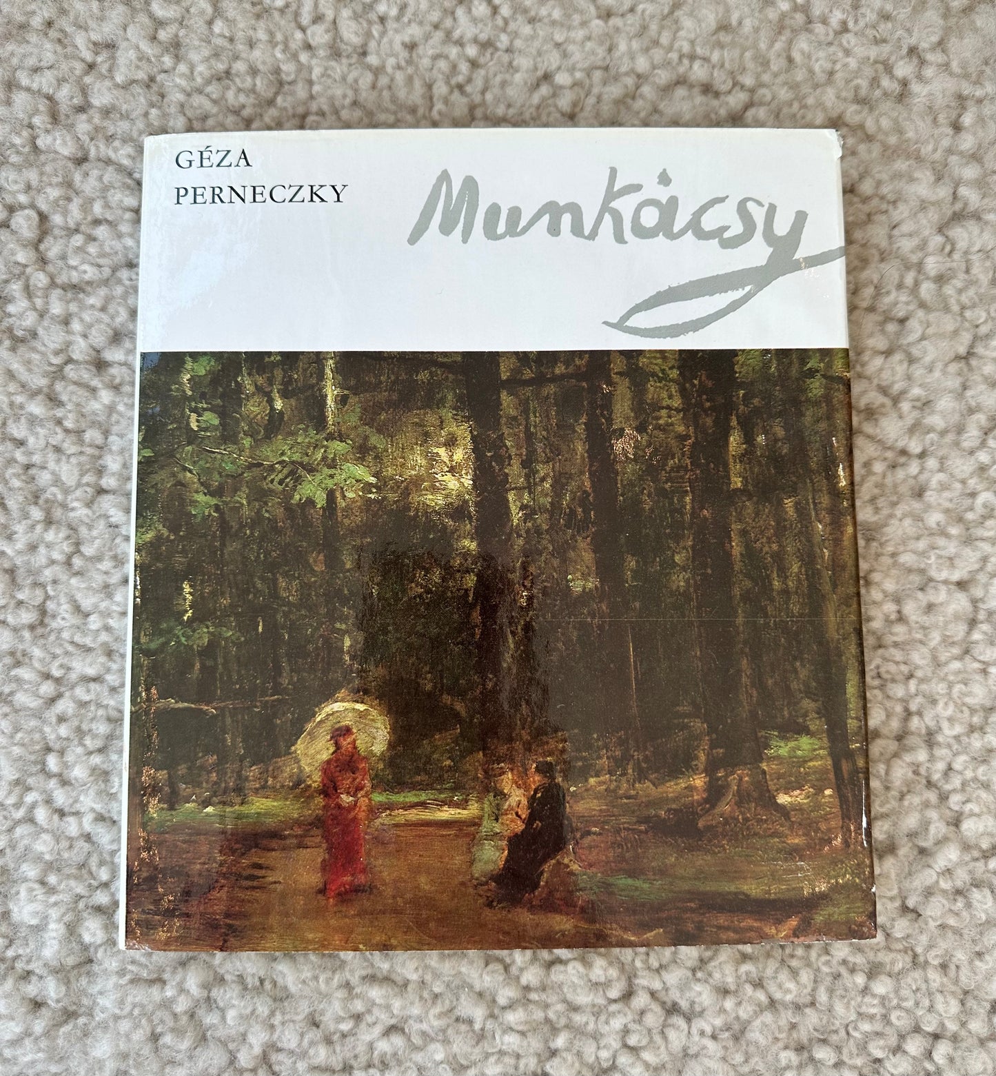 Vintage Munkacsy Hardcover Book