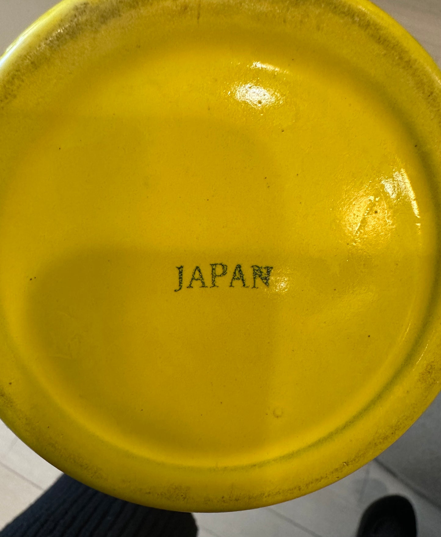 Vintage Japanese Enamel Pitcher