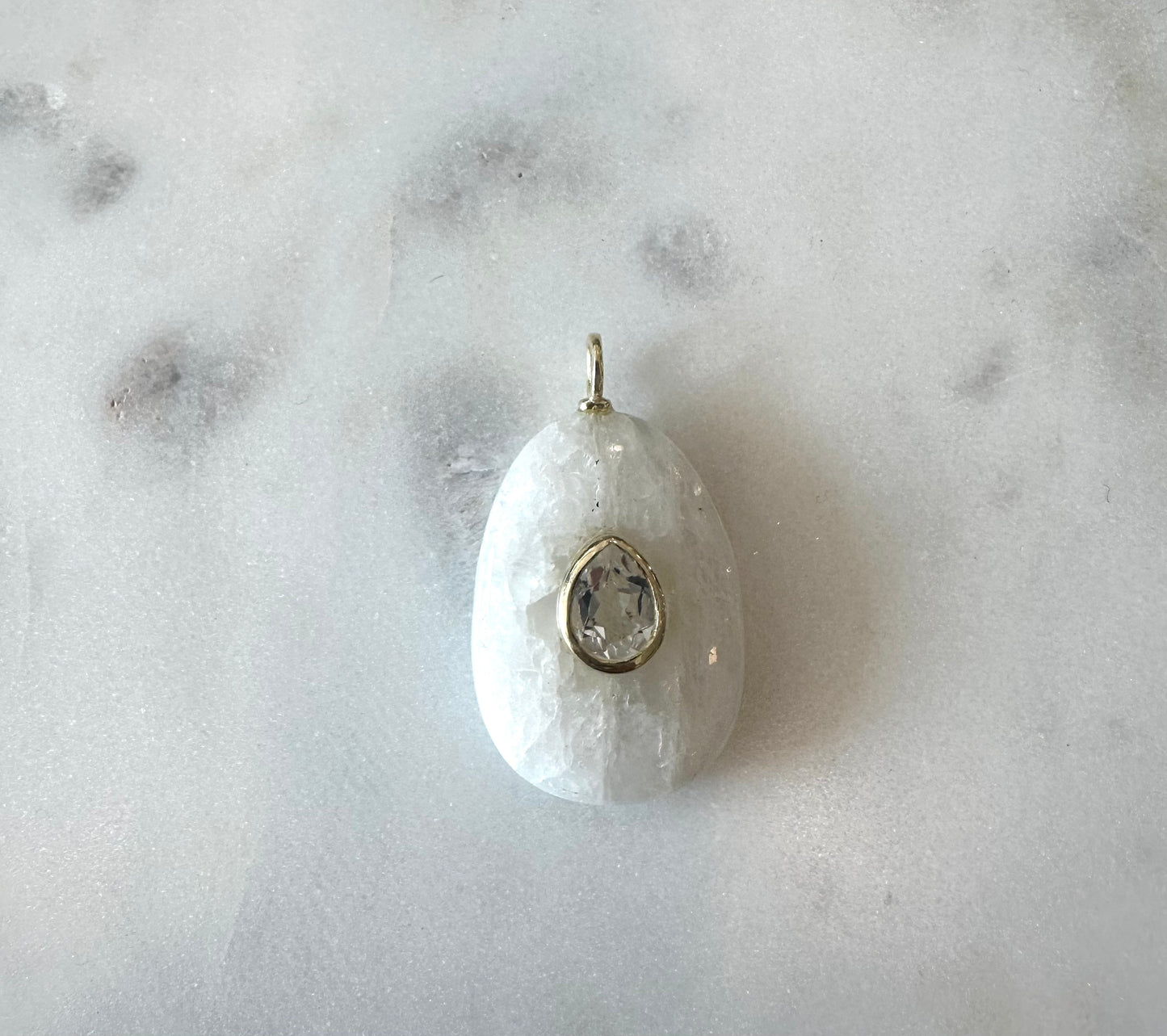 Semi Precious Moonstone Pendent