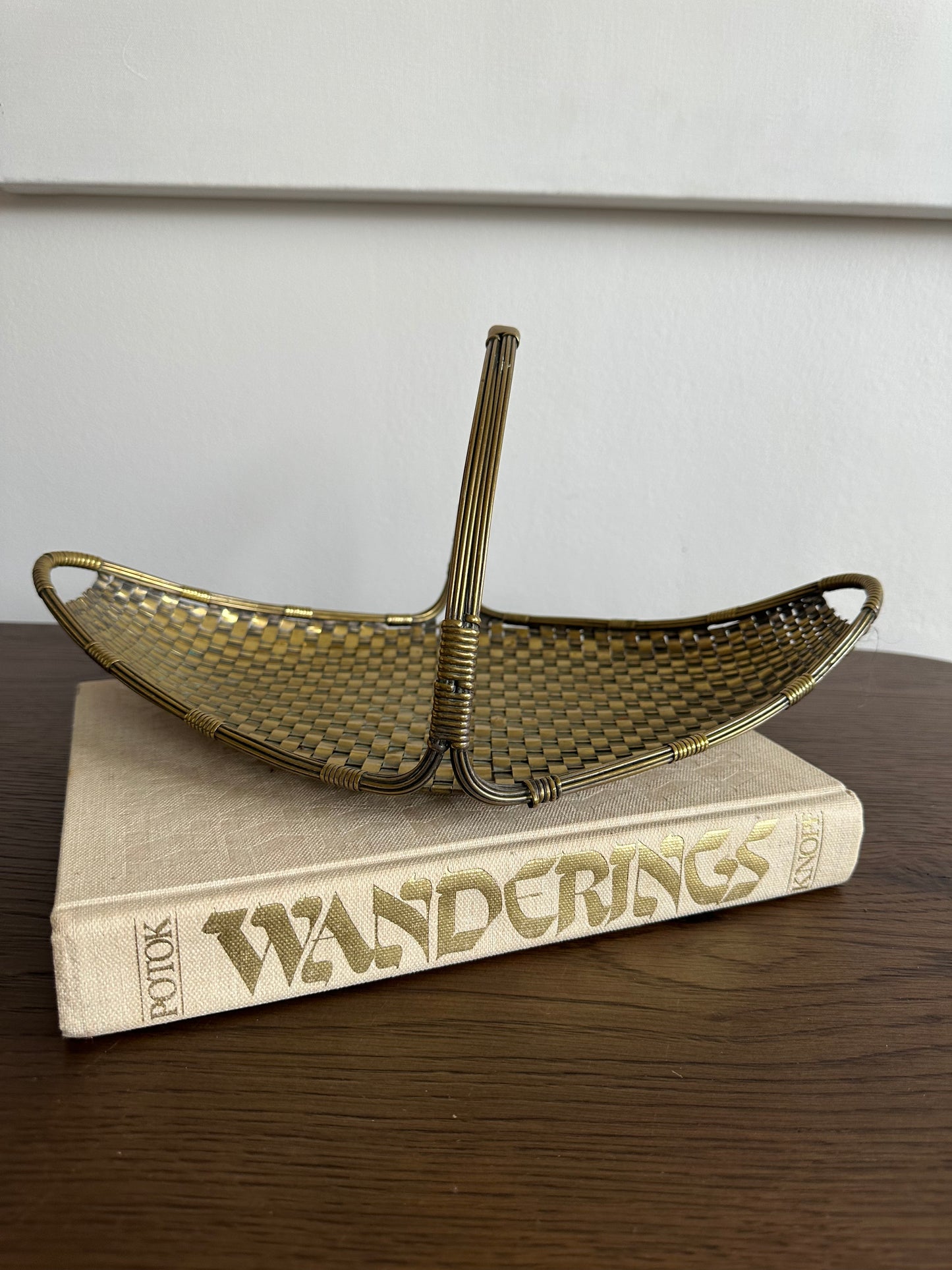 1960's French Brass Basket