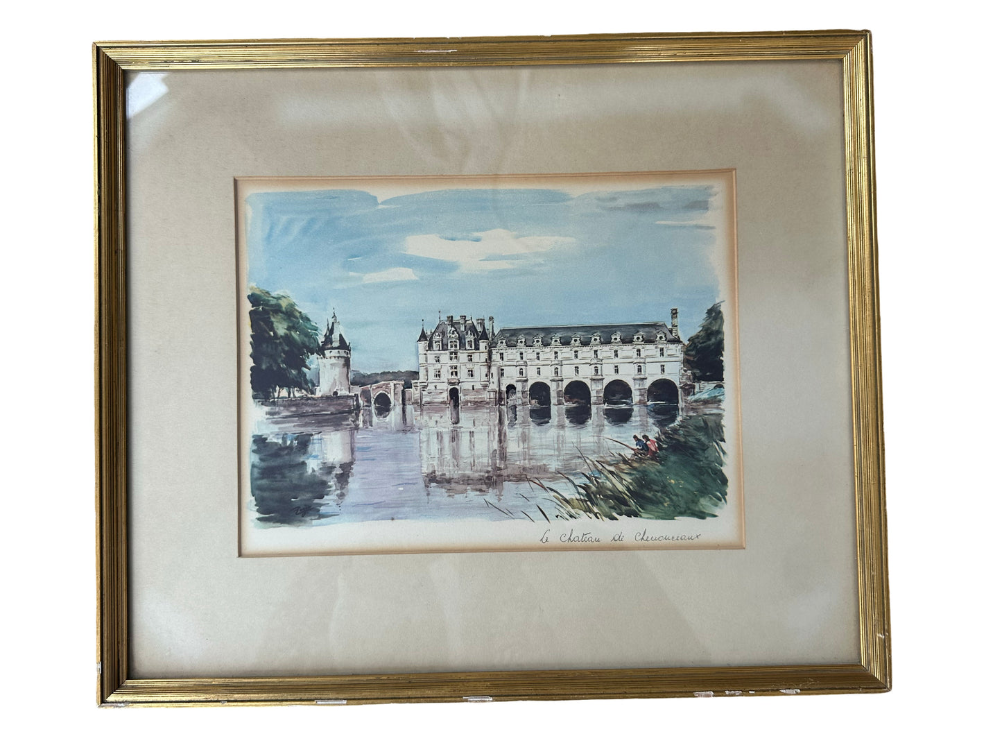Vintage Le Chateau de Chenonceau