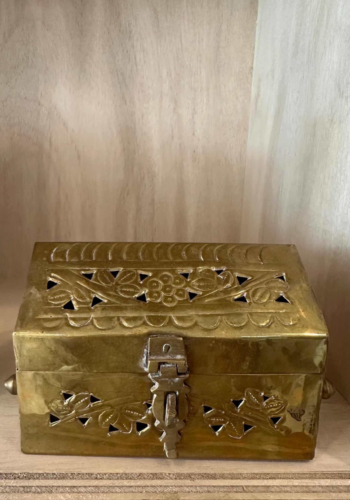 Antique Brass Box