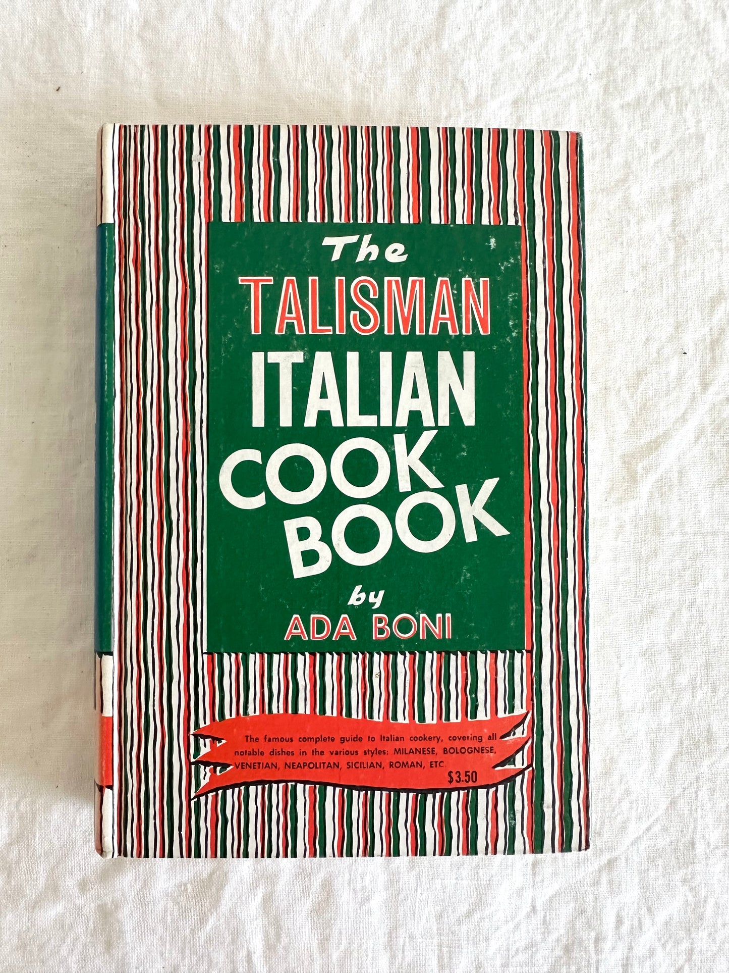 Vintage Talisman Italian Cook Book