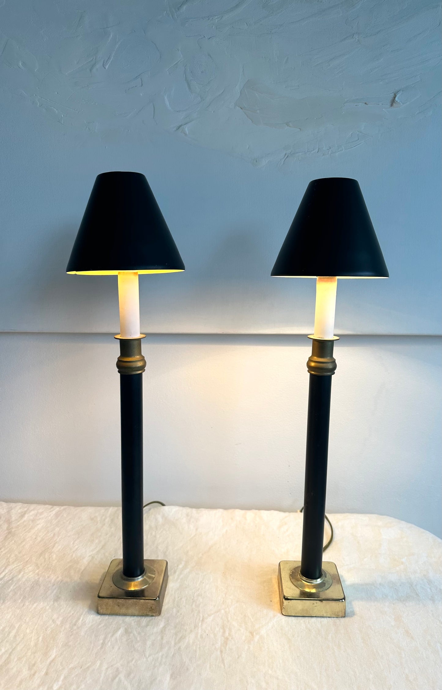 Pair of Neoclassical Buffet Lamps