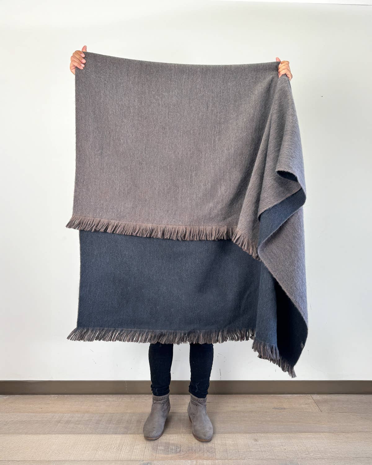 Alpaca Double Sided Throw