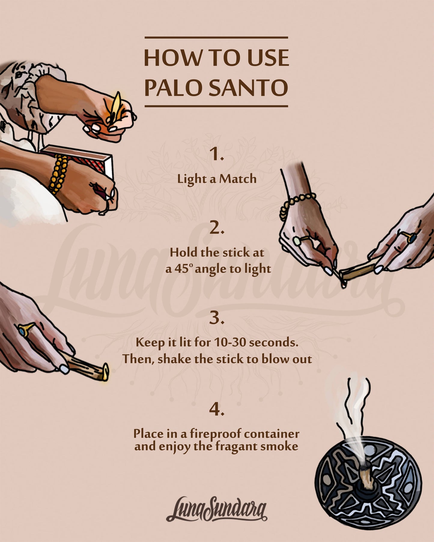 Premium Peruvian Palo Santo Smudging Stick