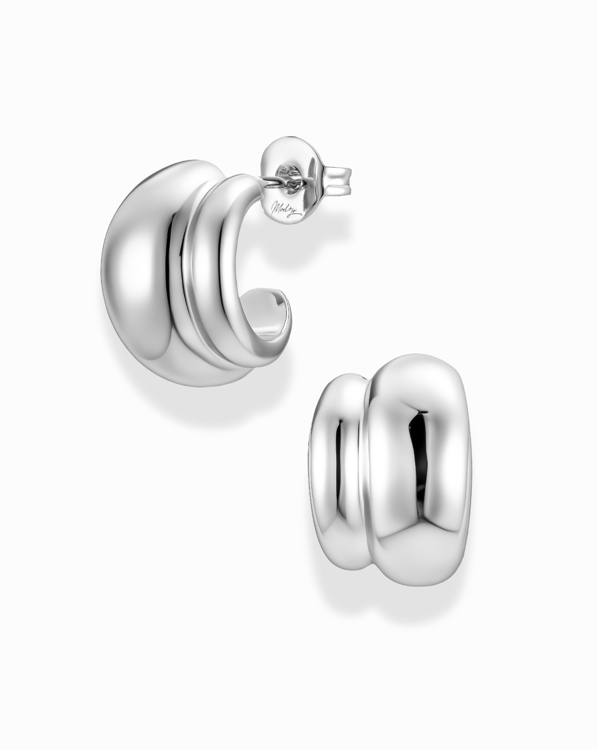 Friday Silver Hoops