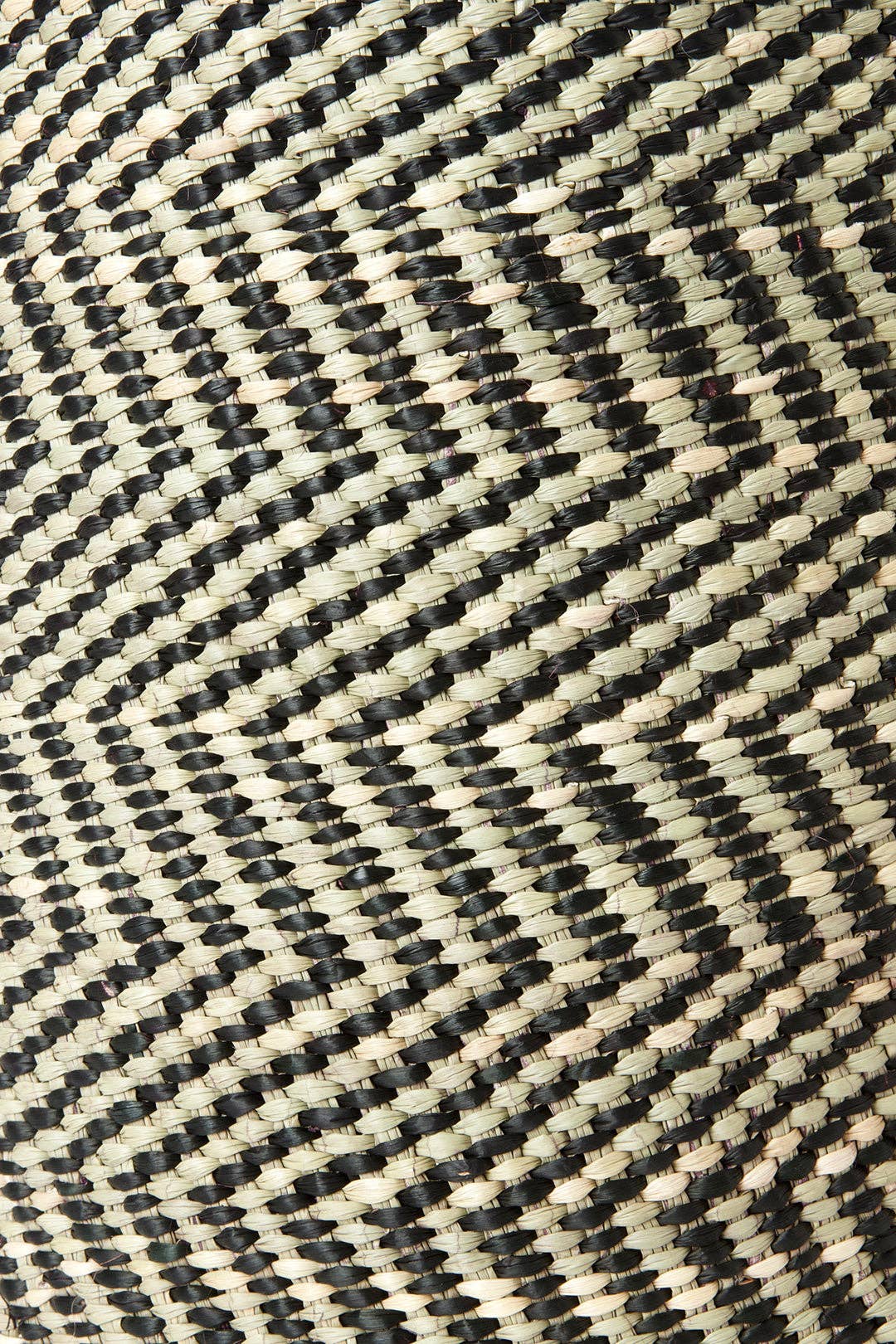 Black & Natural Reed Basket