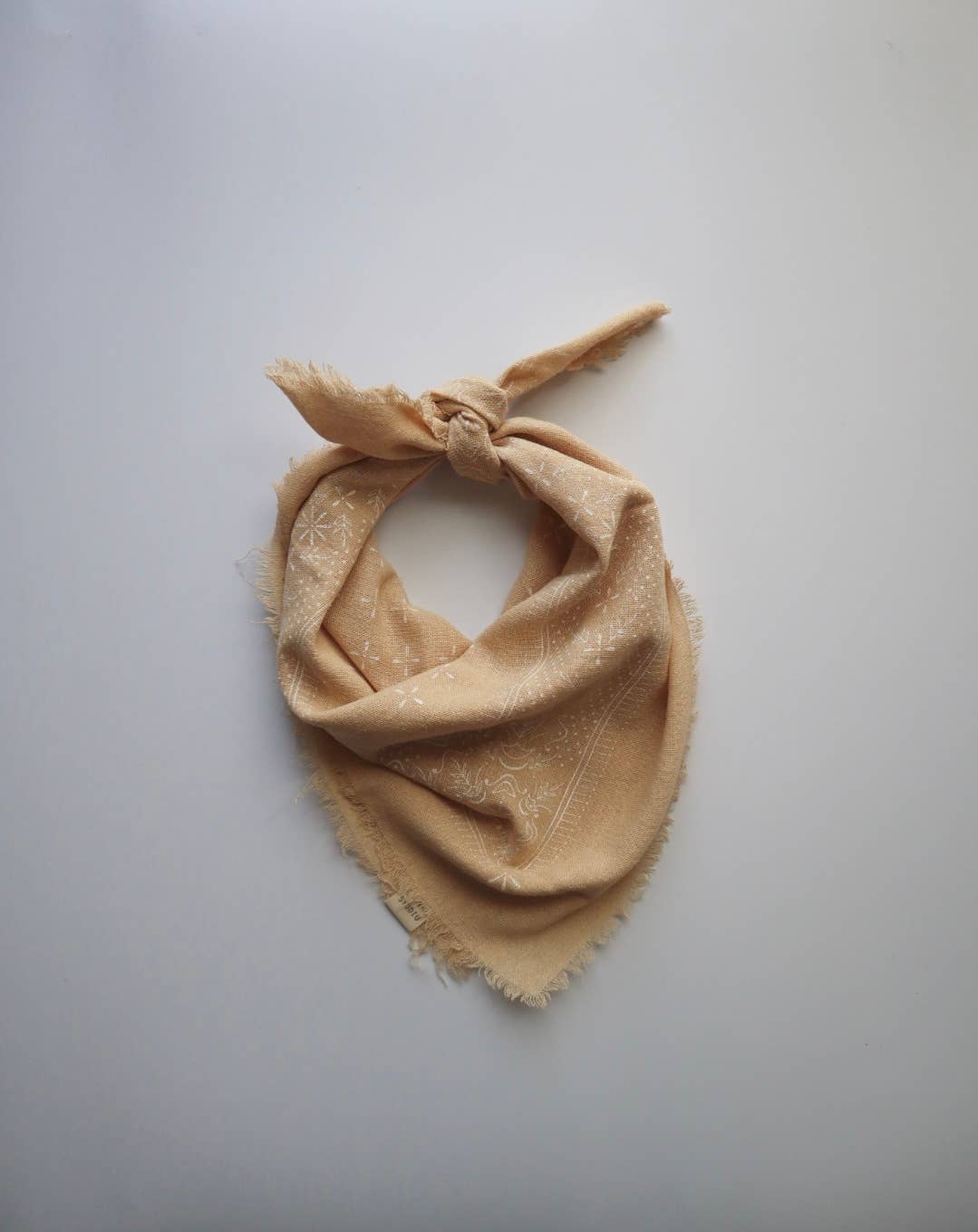 100% Silk Bandana -Butter