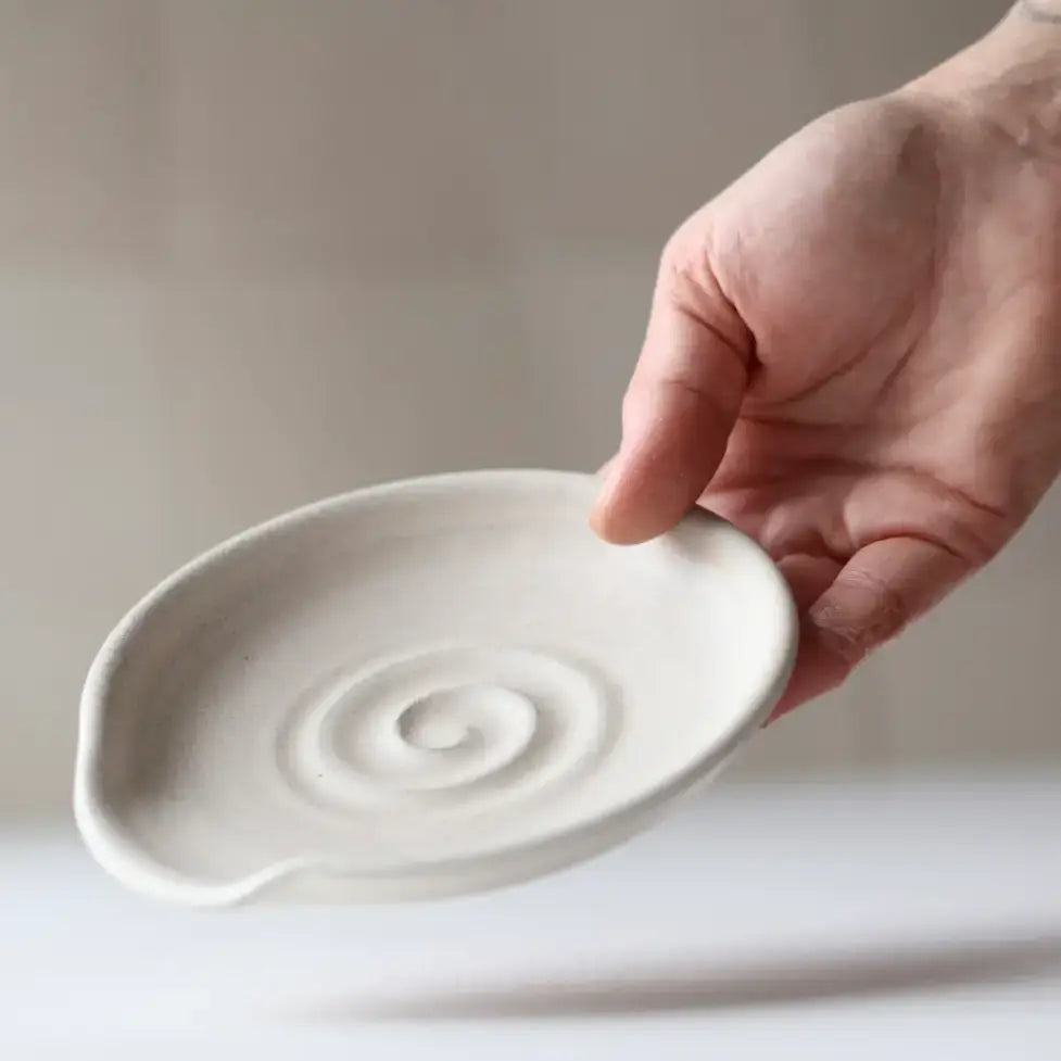 Handmade Pottery Spoon Rest