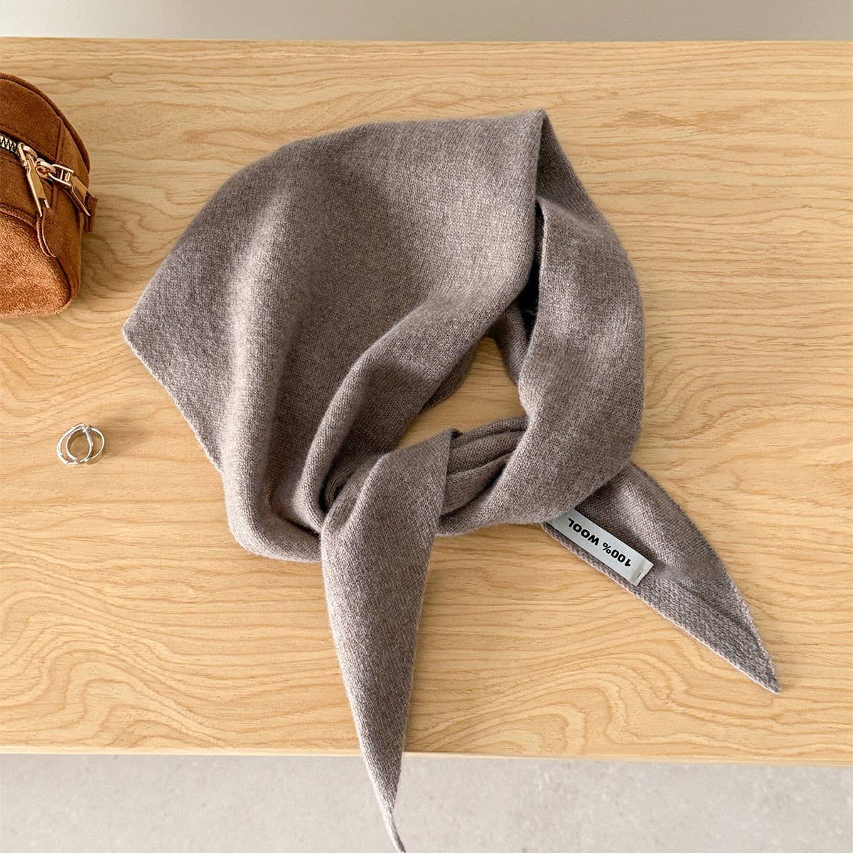 100% Wool Triangle Scarf