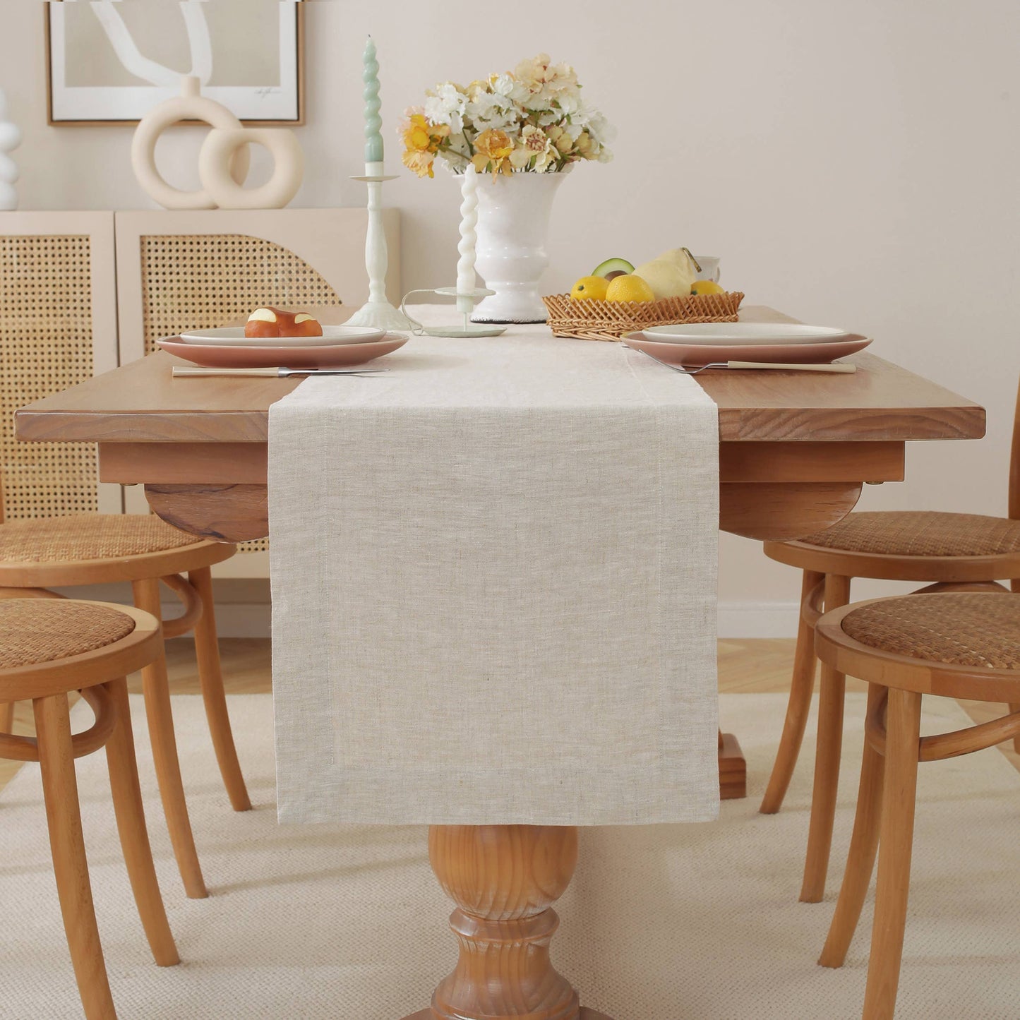 Pure French Linen Table Runner