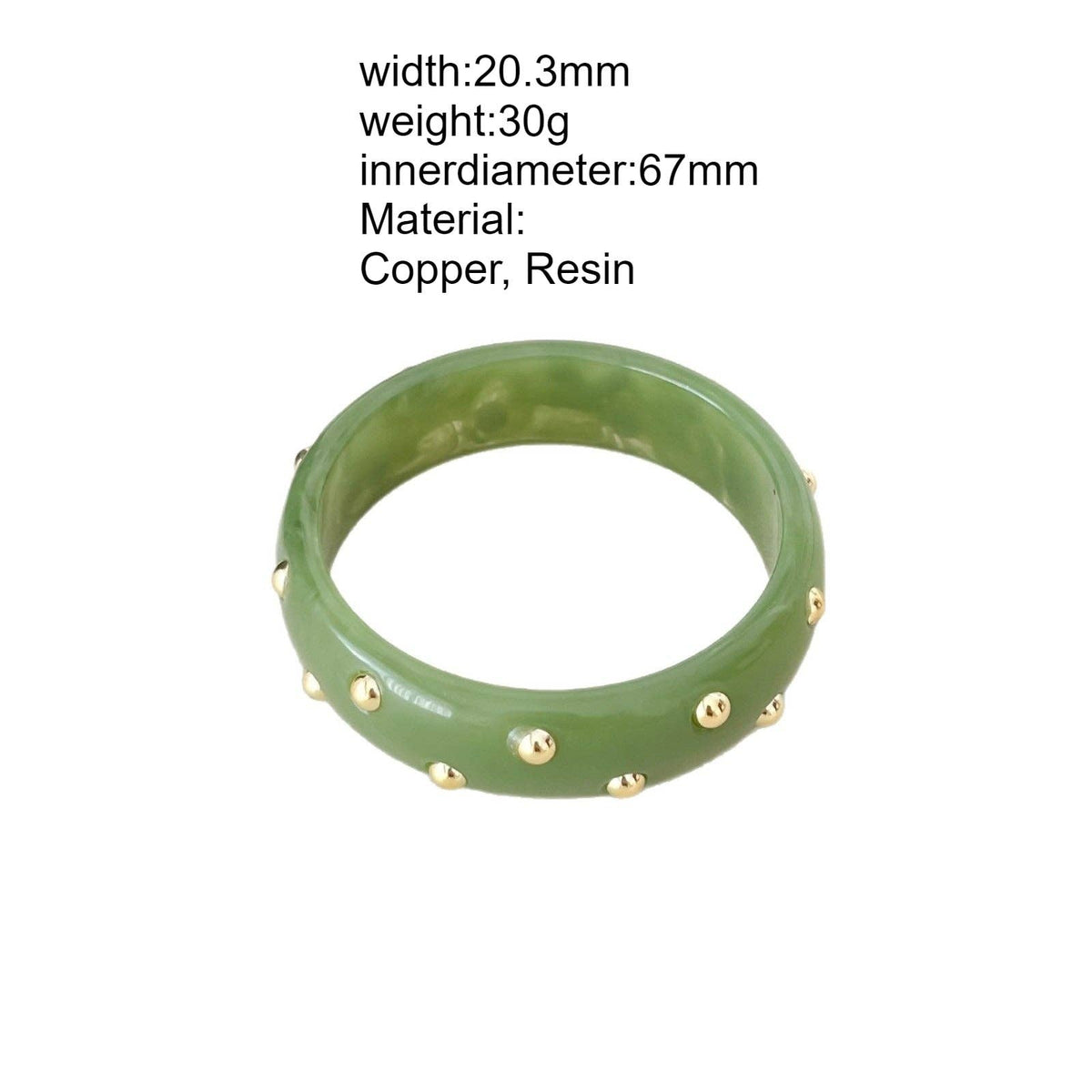 Resin Stud Bracelet