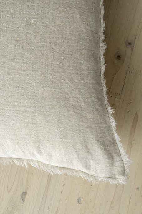 24x24 Lina Linen Pillow Chambray