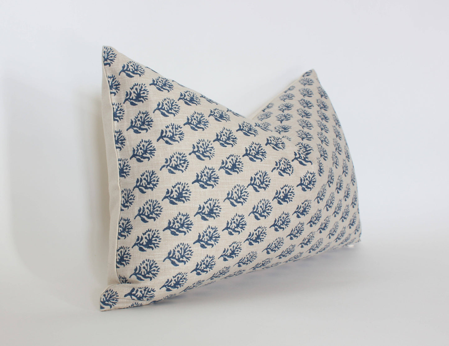 Indigo Floral Pillow