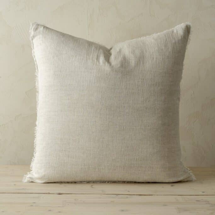 24x24 Lina Linen Pillow Chambray