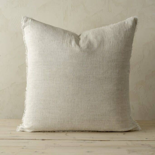 24x24 Lina Linen Pillow Chambray