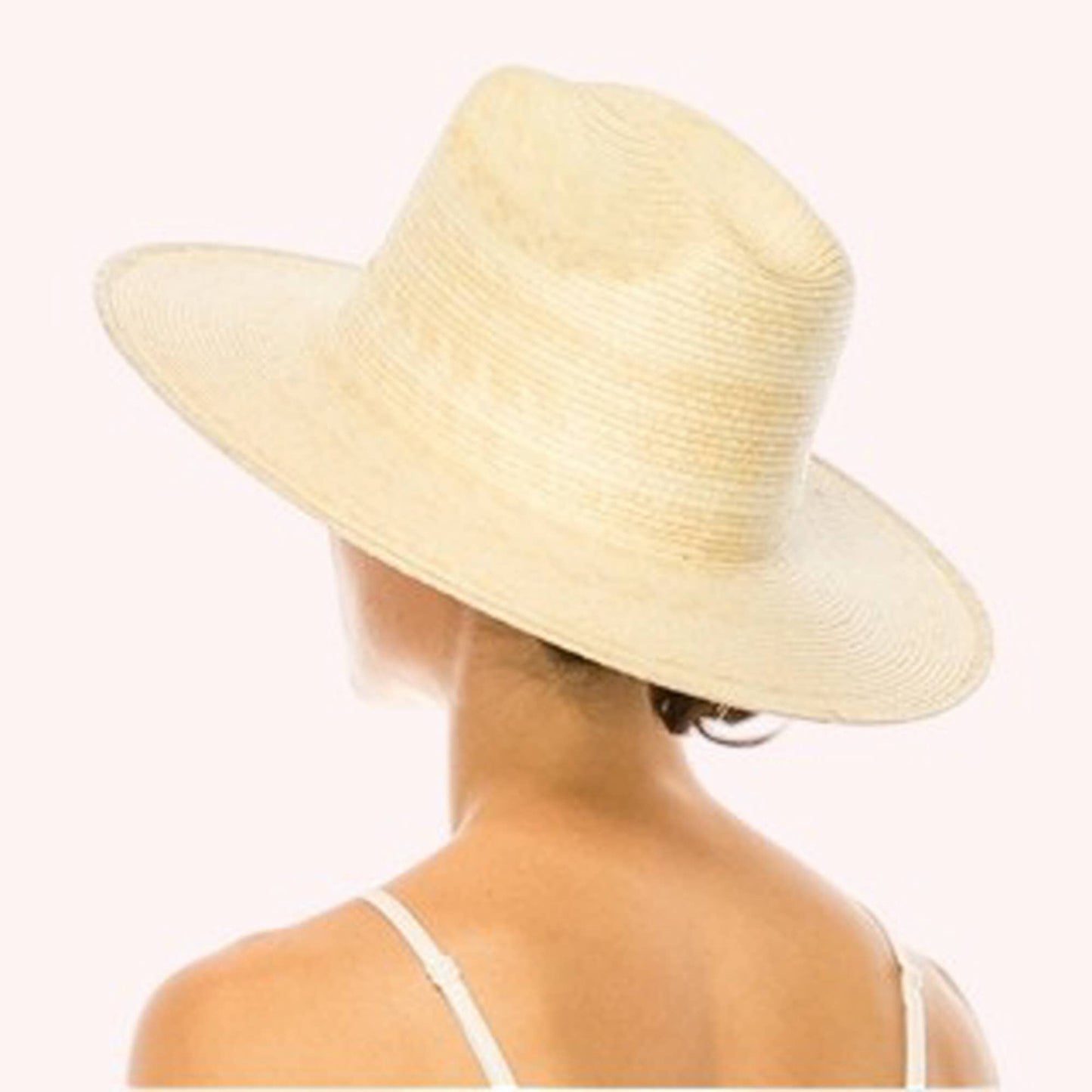 Palm Leaf Western Hat w/ Flat Brim – UPF 50+