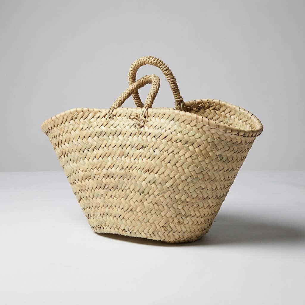 Mini Handwoven Palm Leaf Basket