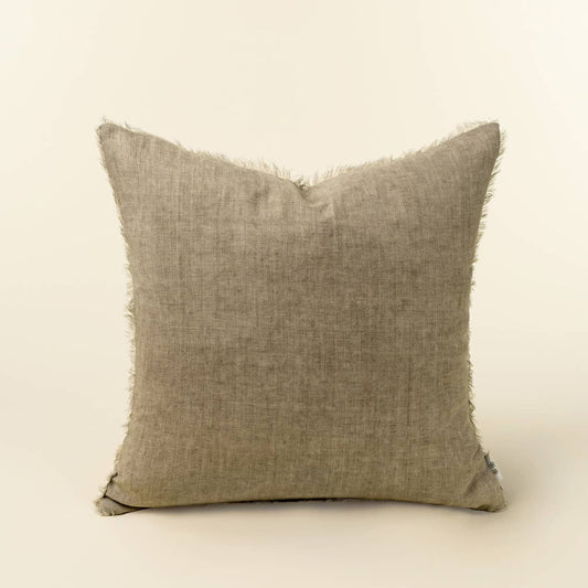 Lina Linen Pillow Almond- 20"