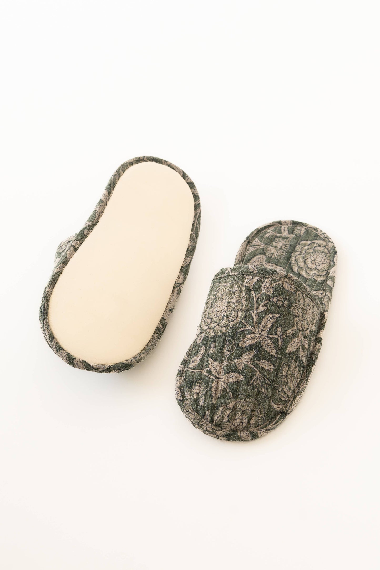 Block Print Rio Linen Slippers