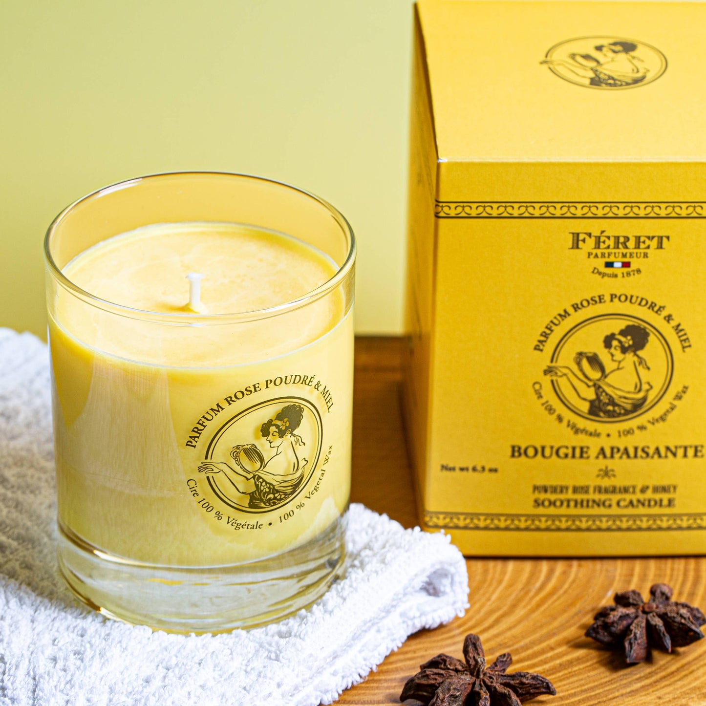 Rose and Honey Candle