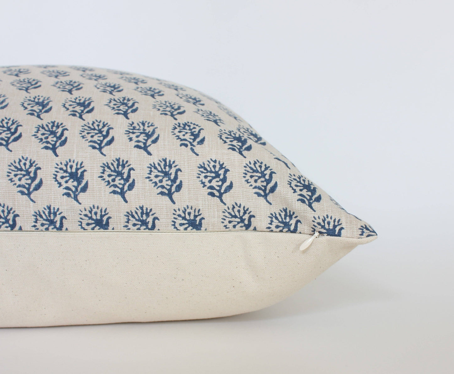 Indigo Floral Pillow