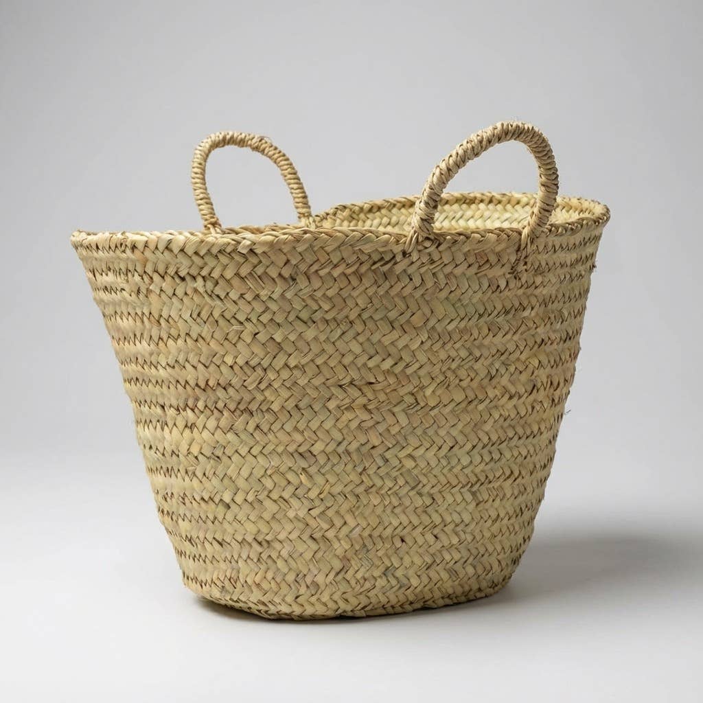 Mini Handwoven Palm Leaf Basket