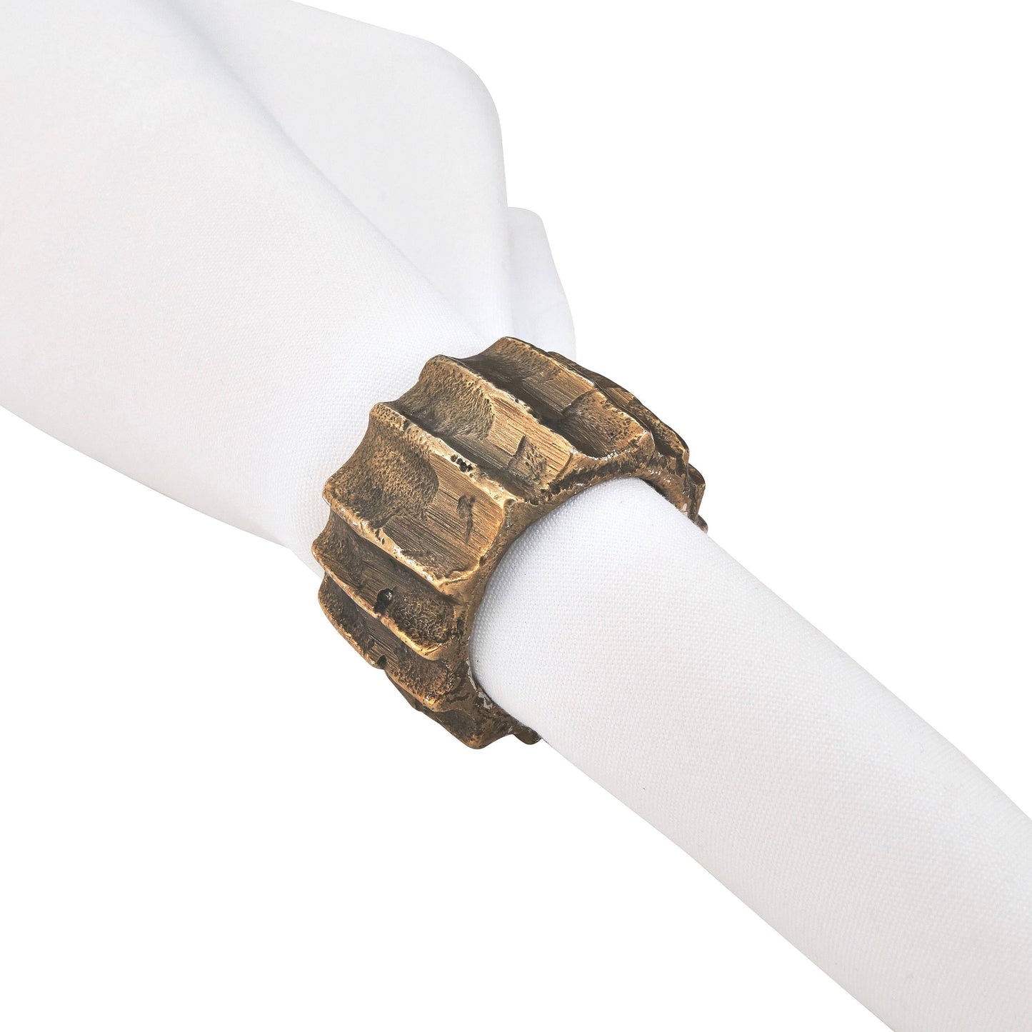 Ribbed Napkin Ring- Set of 4