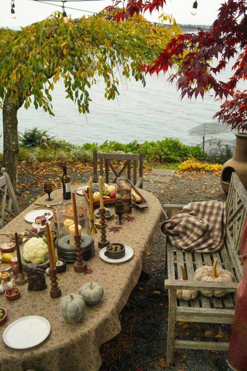 Estelle Candle Holder, Raw Umber