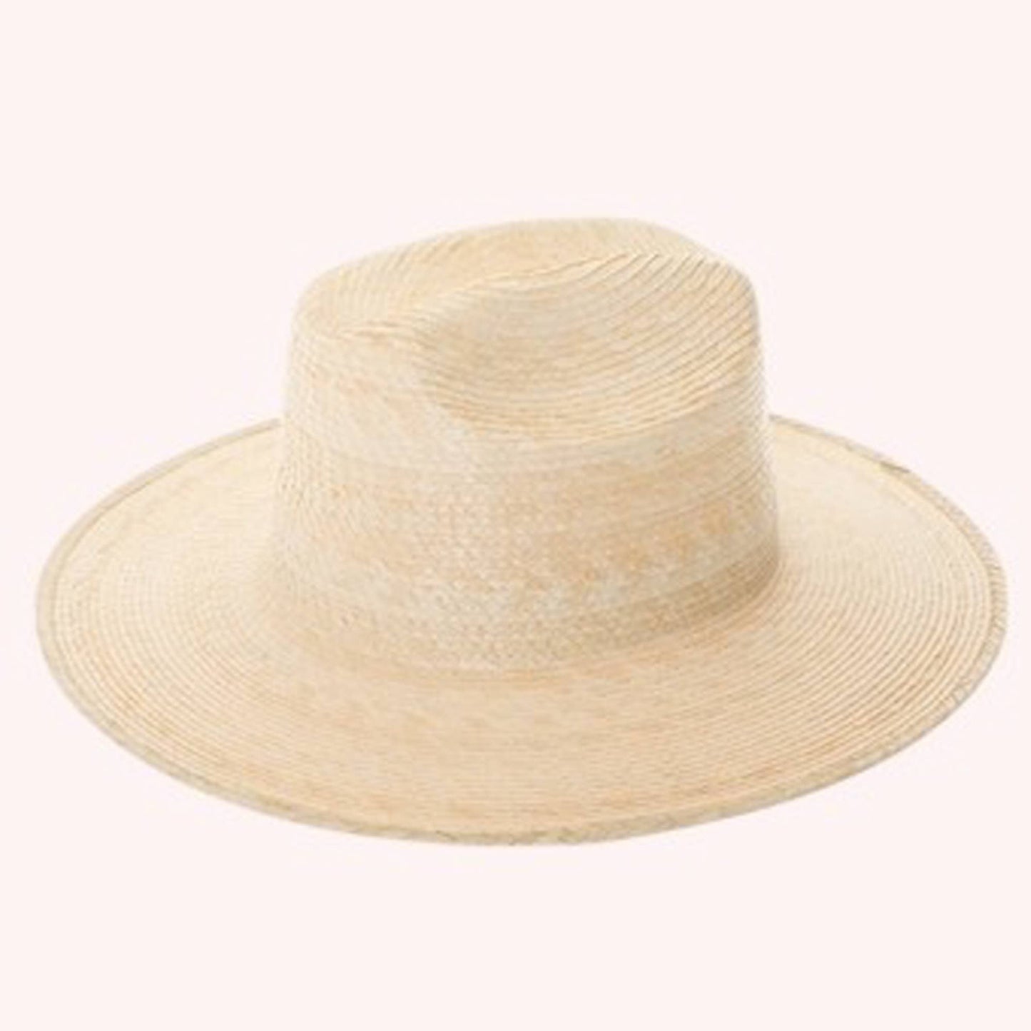 Palm Leaf Western Hat w/ Flat Brim – UPF 50+