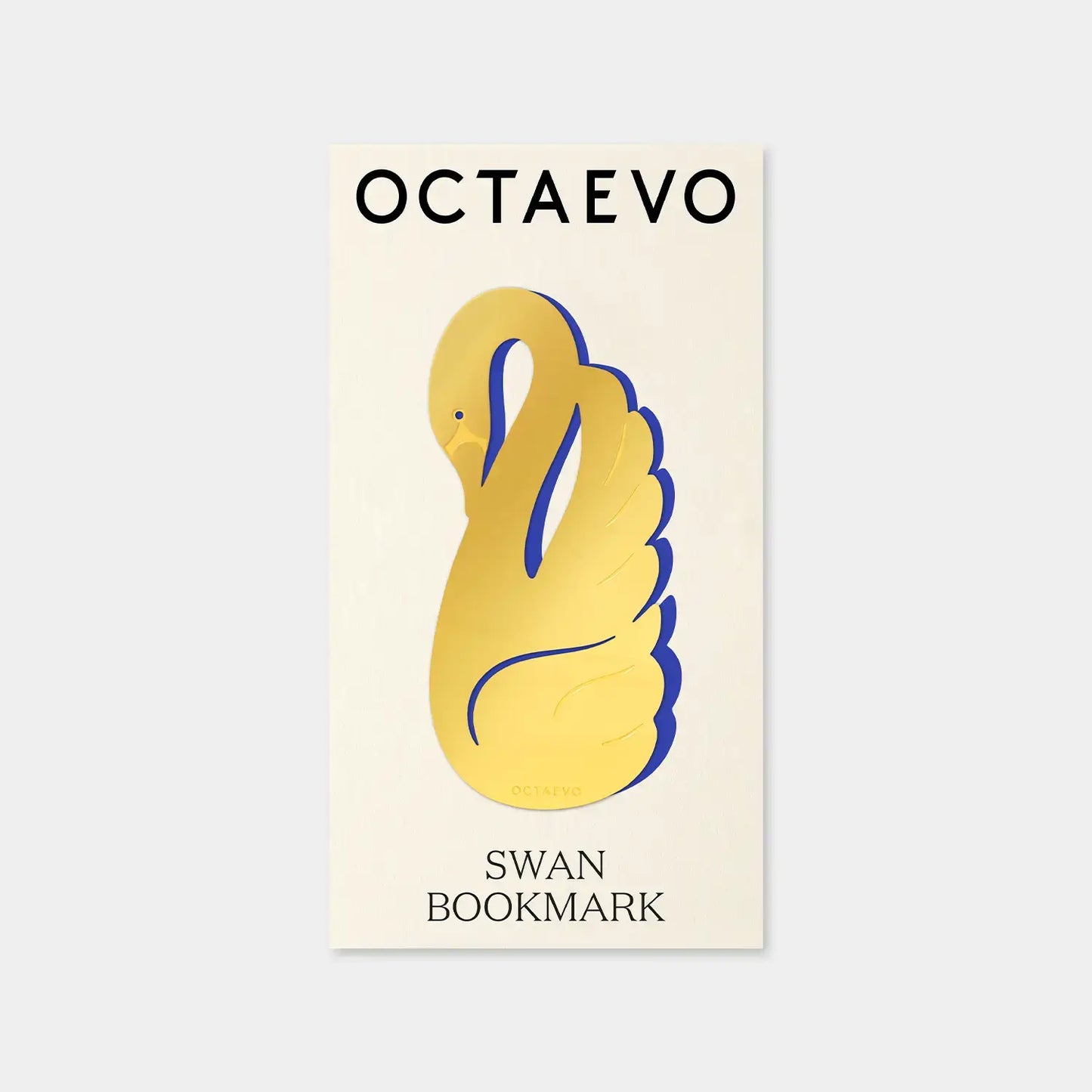 Swan Brass Bookmark