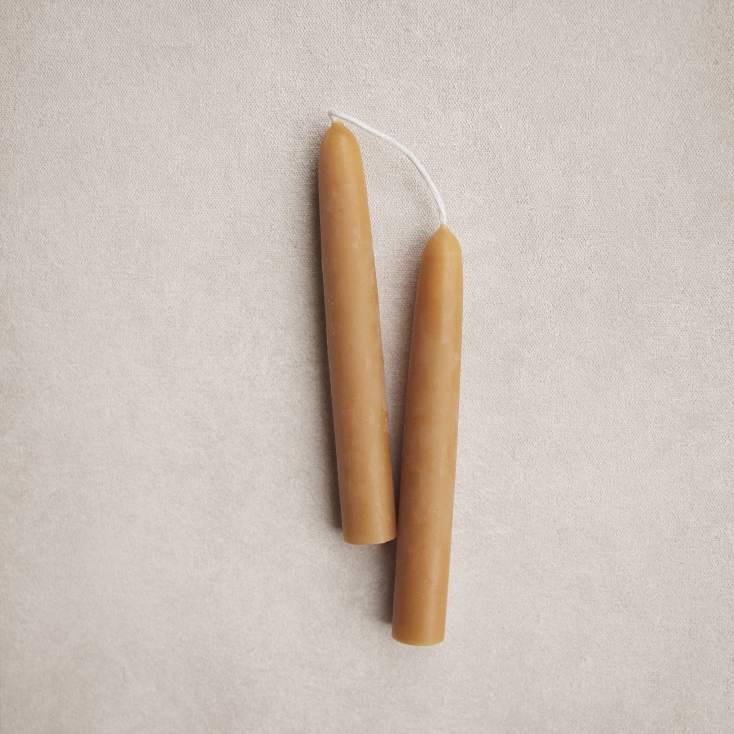 6" Heirloom Beeswax Taper Candles