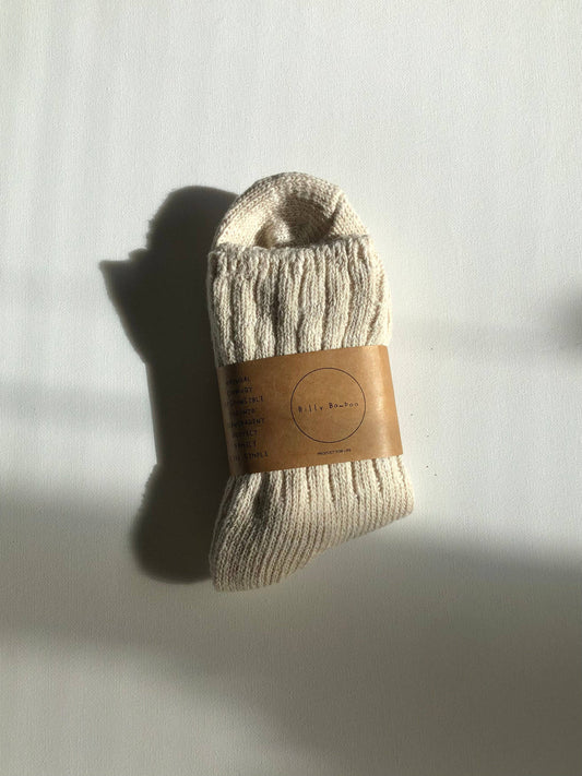 Organic Cotton Slub Socks